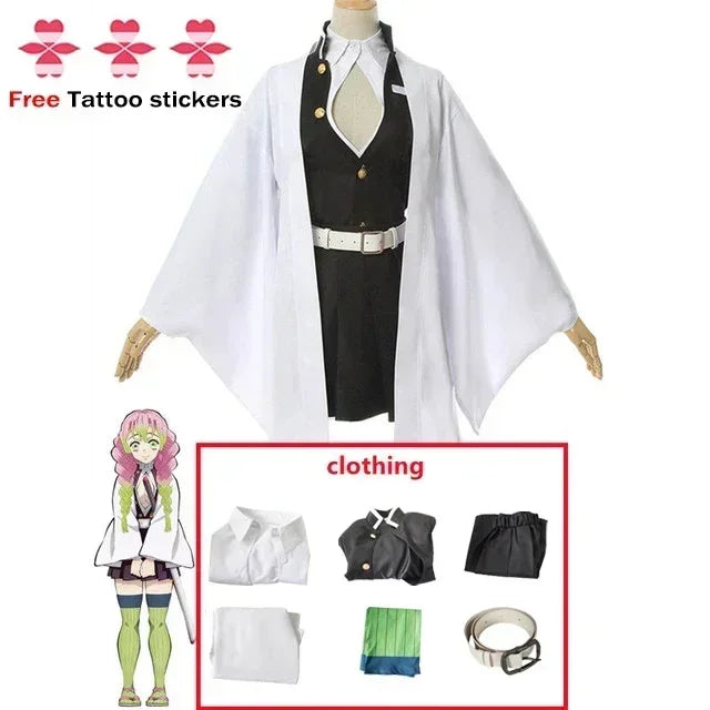 Mitsuri Kanroji Cosplay Costume – Demon Slayer Kimono & Haori