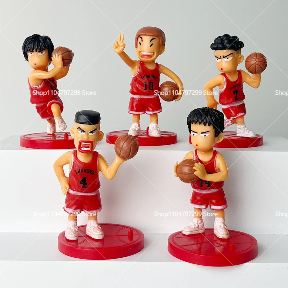Slam Dunk Basketball Team Figures – 5pcs Set
