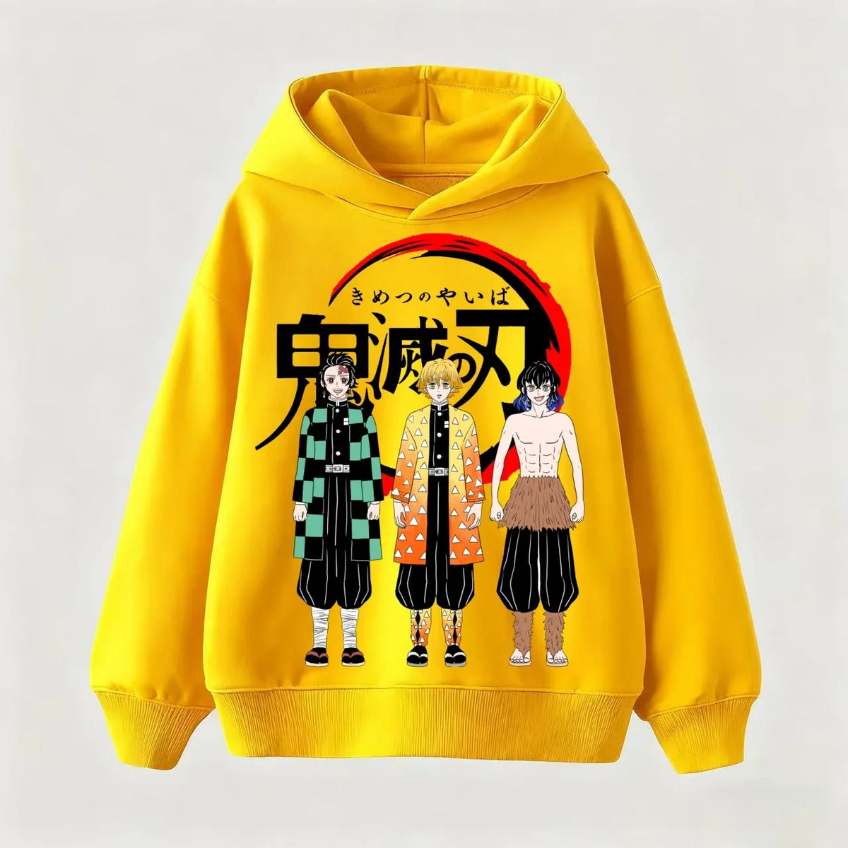 Demon Slayer Kids Warm Hoodie – Anime Print