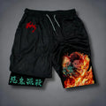 Demon Slayer Unisex Double-Layer Shorts – Anime Print