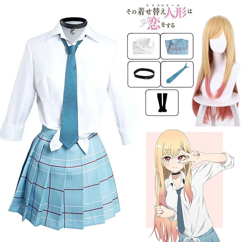 Marin Kitagawa Cosplay Costume – My Dress-Up Darling School Uniform