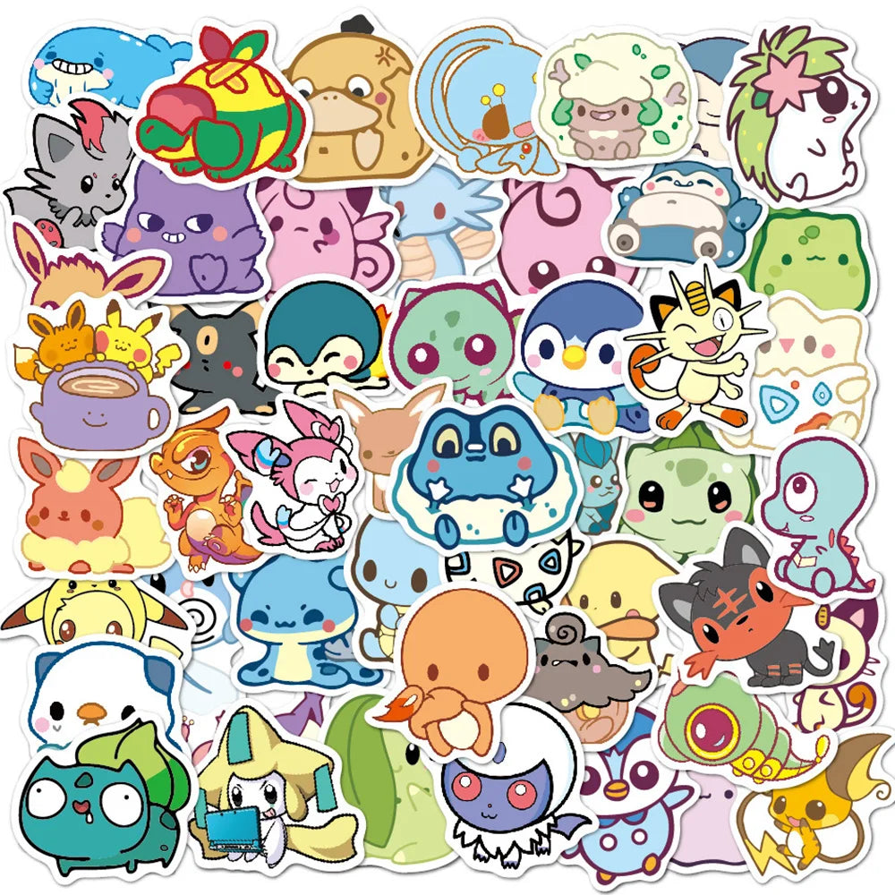 Pikachu Pokémon Decal Pack – Waterproof Stickers
