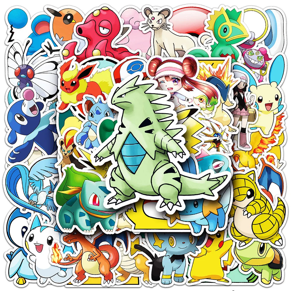 Pikachu Pokémon Decal Pack – Waterproof Stickers