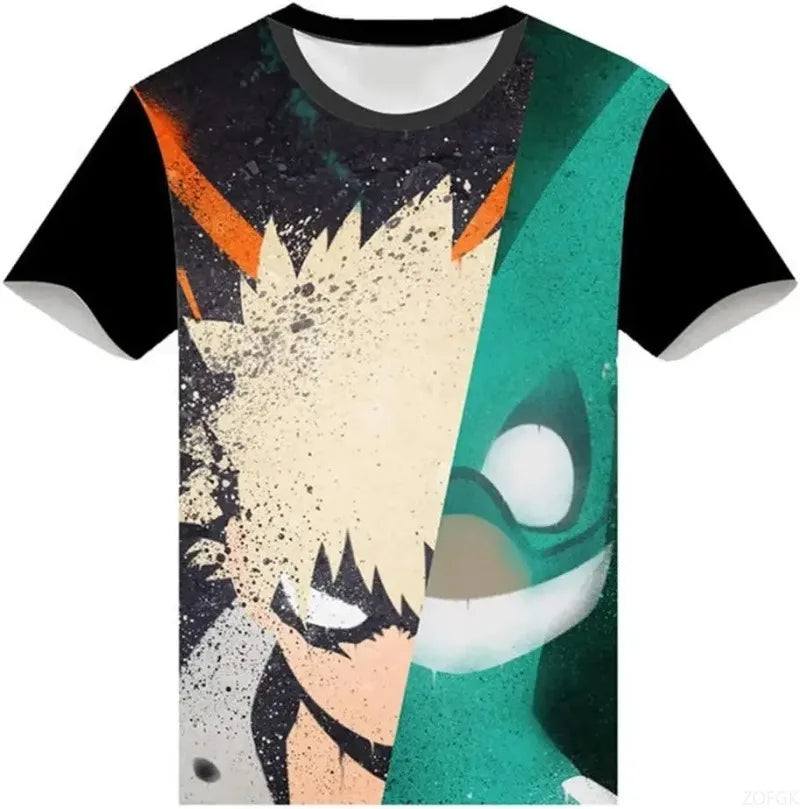 My Hero Academia T-Shirt – 3D Print Anime Tee