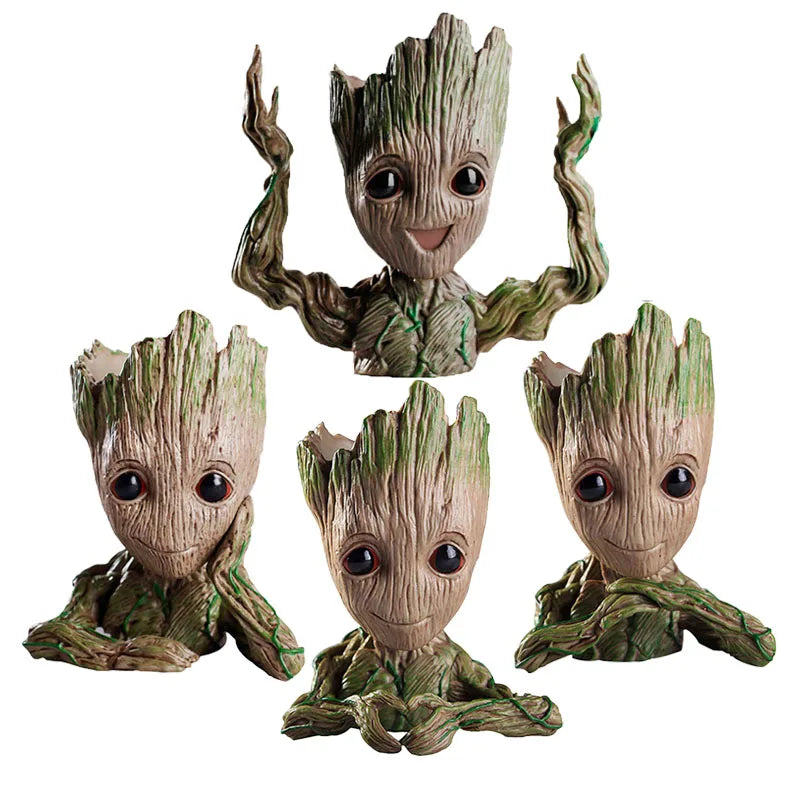 Groot Flower Pot – Planter & Pen Holder Figurine