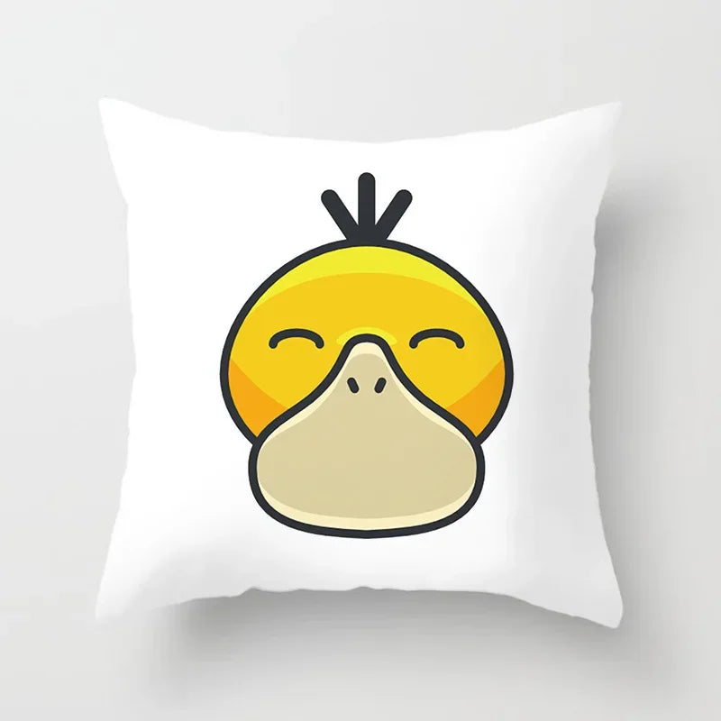 Pikachu Pillow Cover 45x45cm – Pokémon Cushion Case
