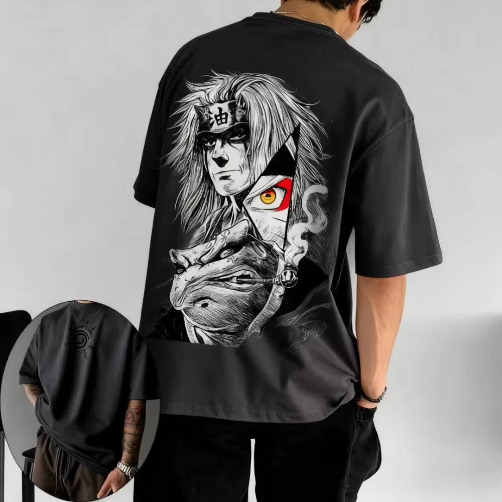 Jiraiya Retro T-Shirt – Naruto Anime Tee