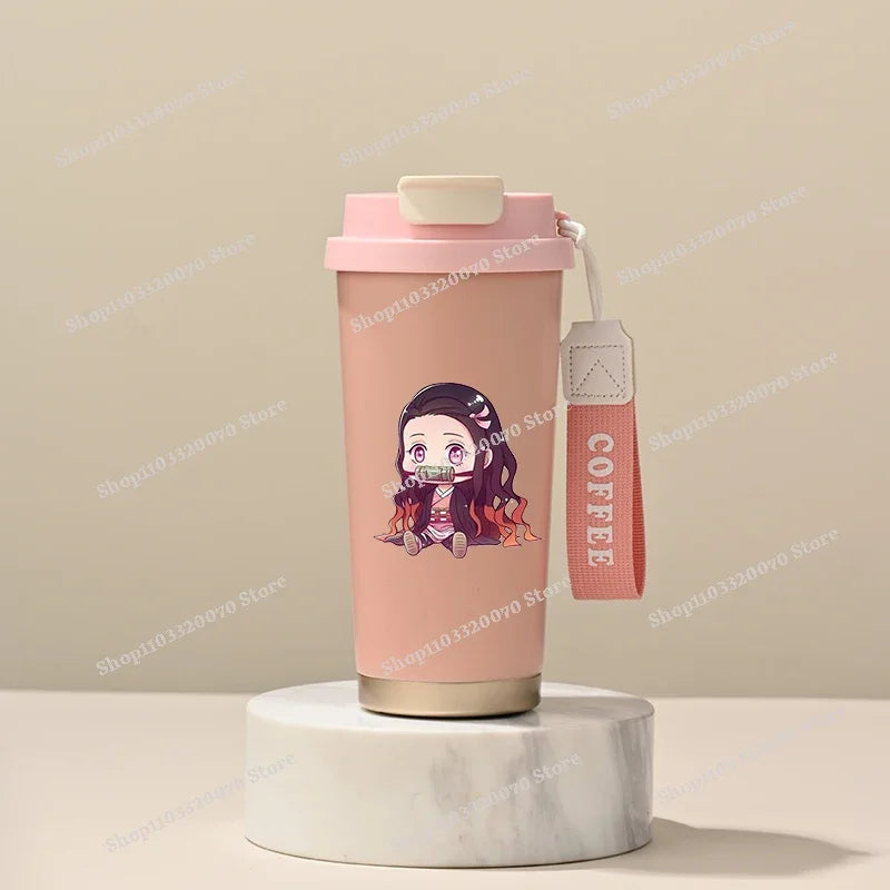 Demon Slayer Stainless Steel Tumbler – Anime Water Bottle