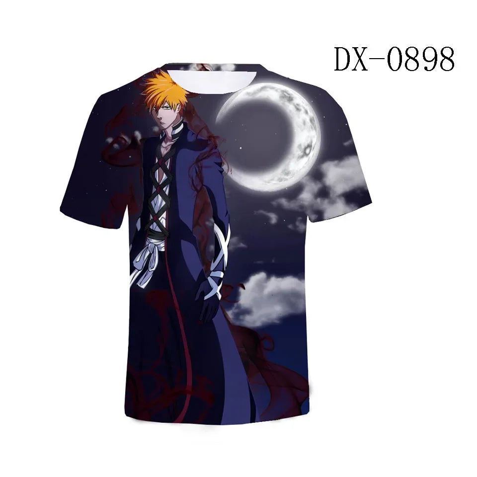 Bleach 3D Print T-Shirt – Anime Streetwear Tee