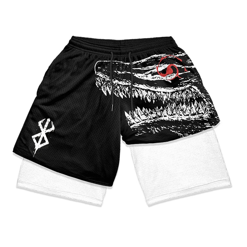Berserk Guts Anime Athletic Shorts