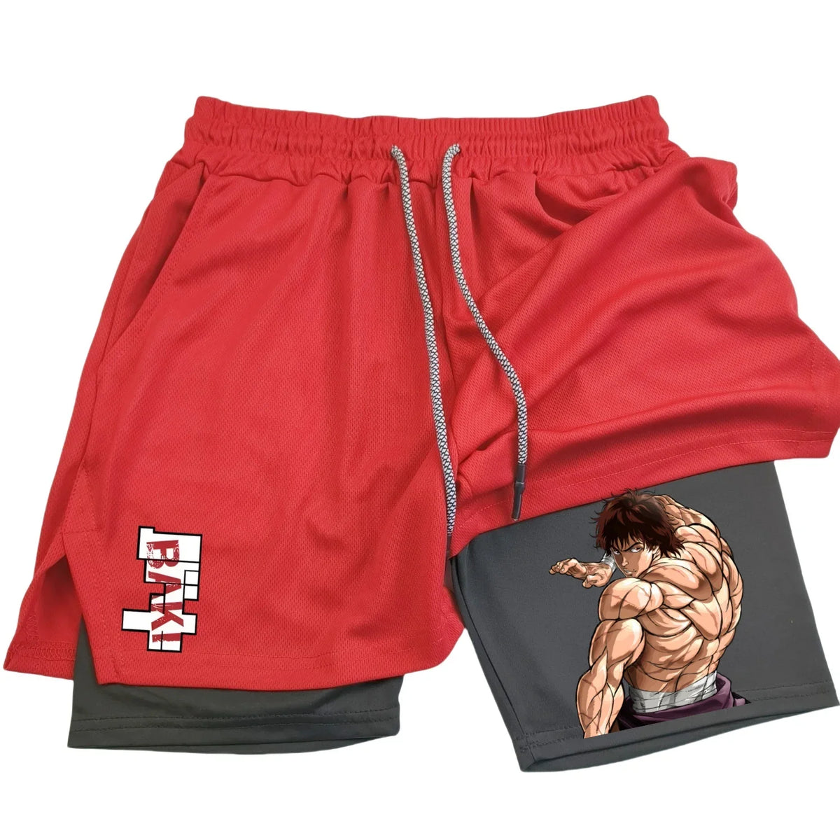 Baki Hanma Gym Shorts – Anime Fitness Shorts