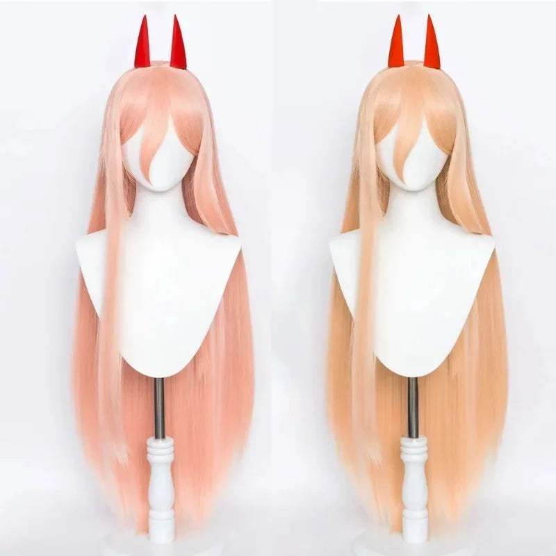 Makima & Power Cosplay Wig – Chainsaw Man