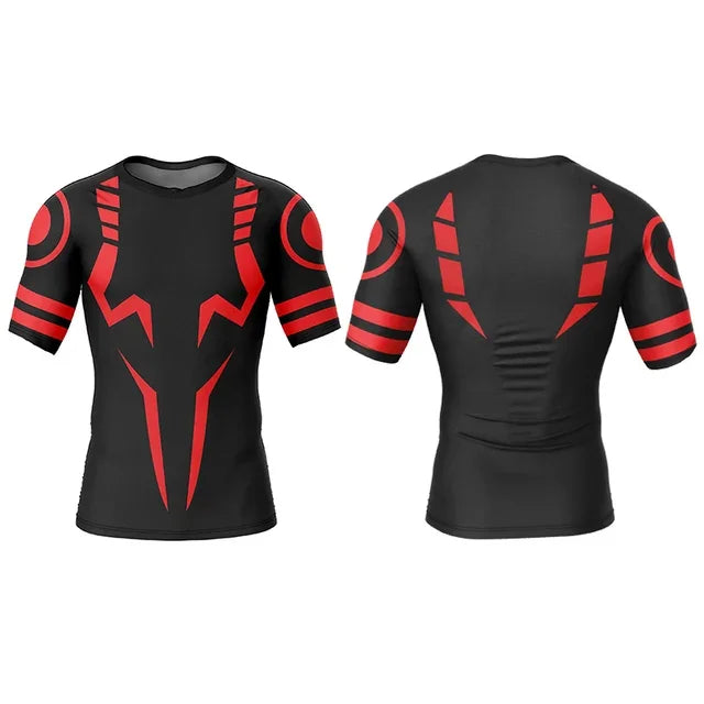 Jujutsu Kaisen 3D Print Gym T-Shirt – Oversized Anime Tee