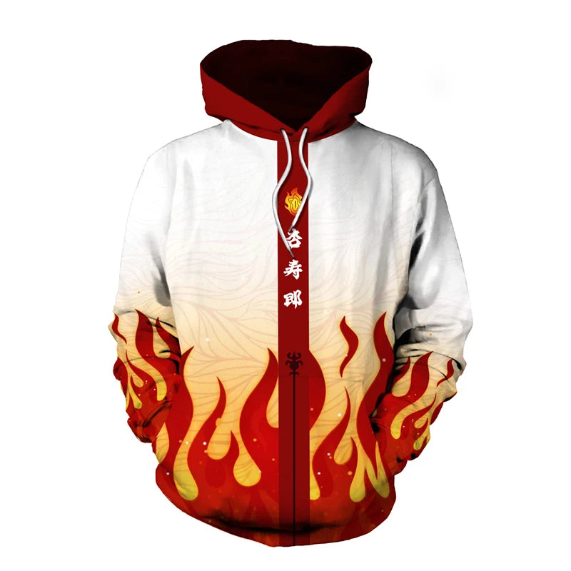 Zenitsu & Giyu 3D Hoodie – Demon Slayer Anime Sweatshirt