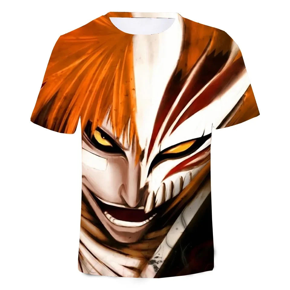 Bleach 3D Print T-Shirt – Anime Streetwear Tee