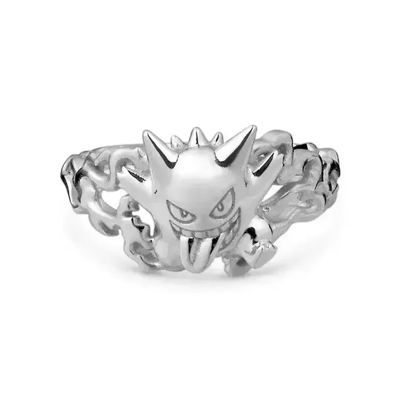 Dratini Adjustable Couple Ring – Pokémon S925 Silver