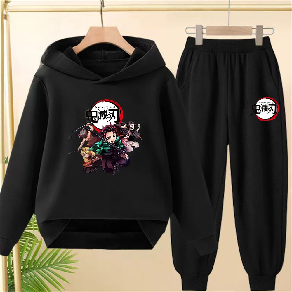 Demon Slayer Kids Hoodie & Pants Set