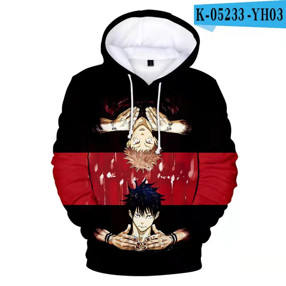 Shinobu & Rengoku 3D Hoodie – Demon Slayer Anime Sweatshirt