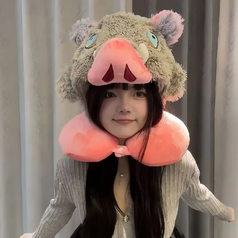 Inosuke Boar Beanie – Demon Slayer Anime Winter Hat