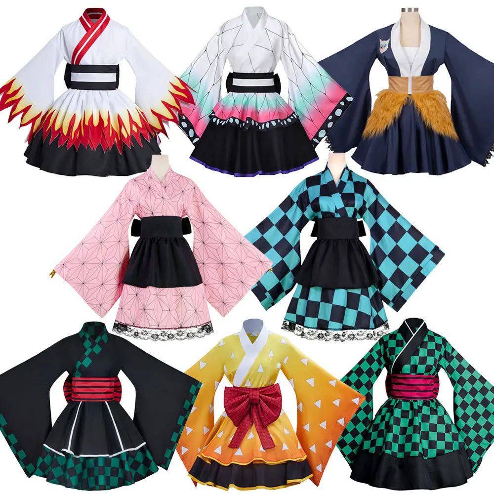 Demon Slayer Maid Costume – Character Cosplay Dress