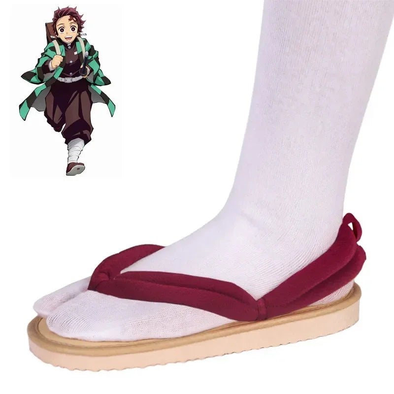 Demon Slayer Geta Clogs – Tanjiro & Nezuko Cosplay Sandals