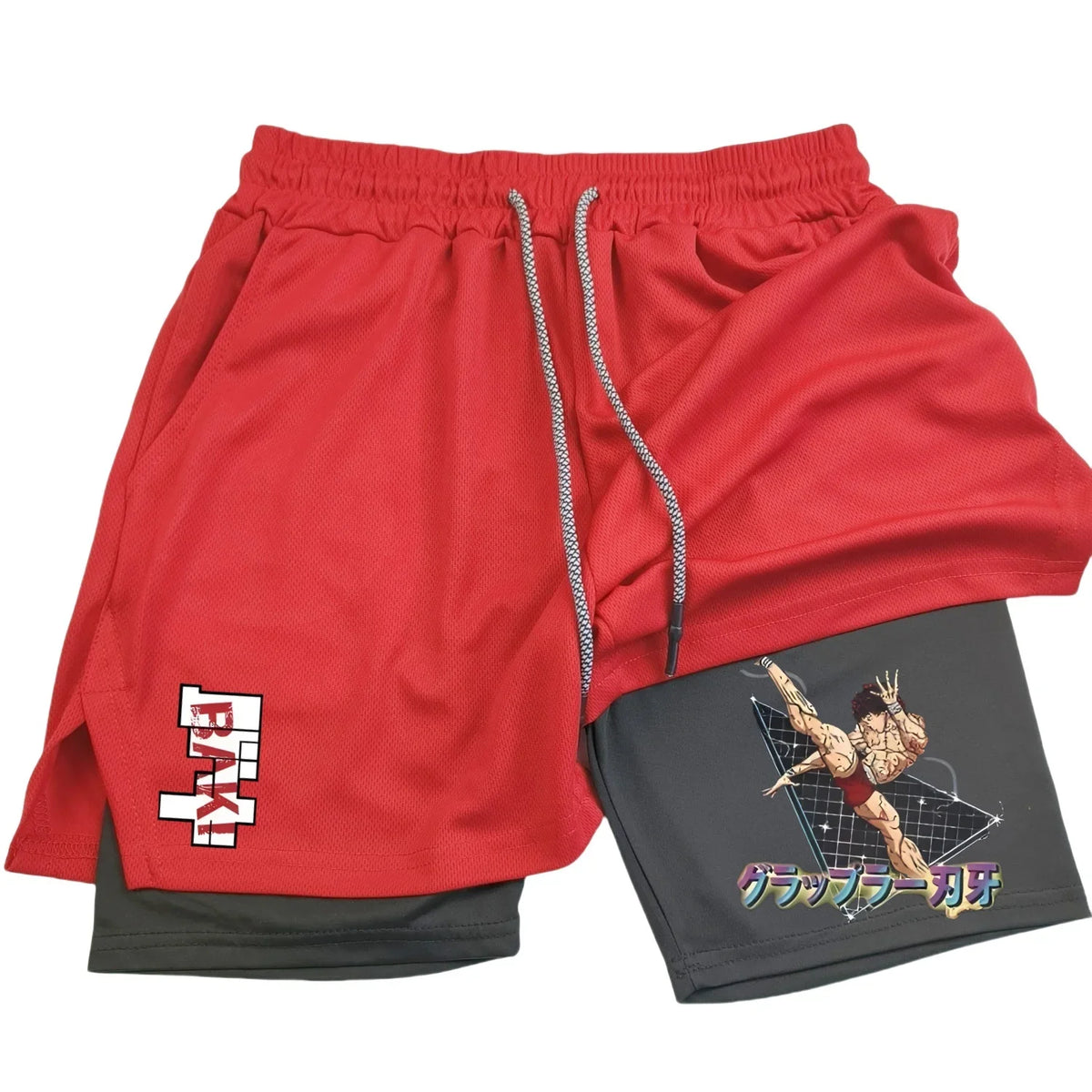 Baki Hanma Gym Shorts – Anime Fitness Shorts