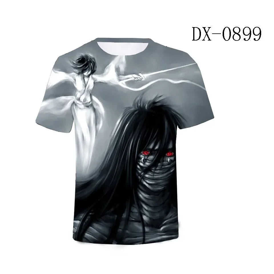 Bleach 3D Print T-Shirt – Anime Streetwear Tee