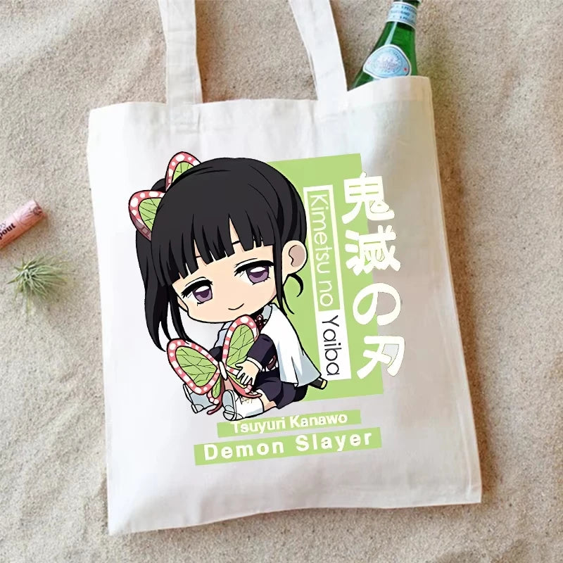 One Piece Canvas Shoulder Bag – Anime Eco Handbag