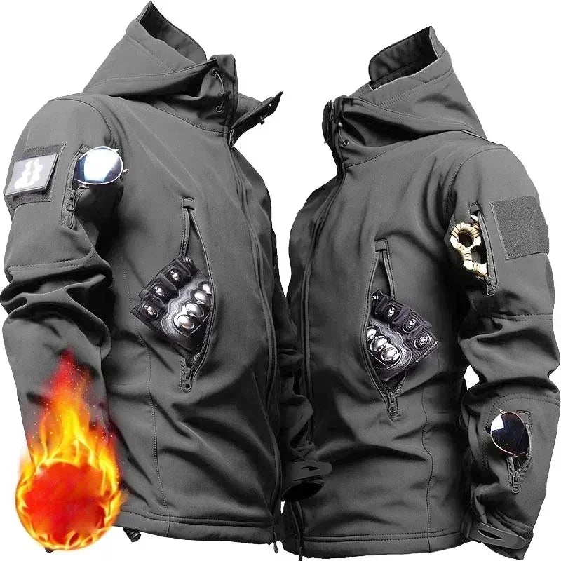 Men's Waterproof Tactical Winter Jacket
