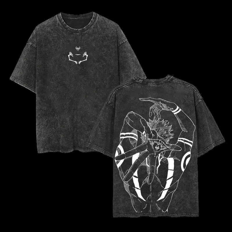 Sukuna Vintage T-Shirt – Jujutsu Kaisen Anime Tee