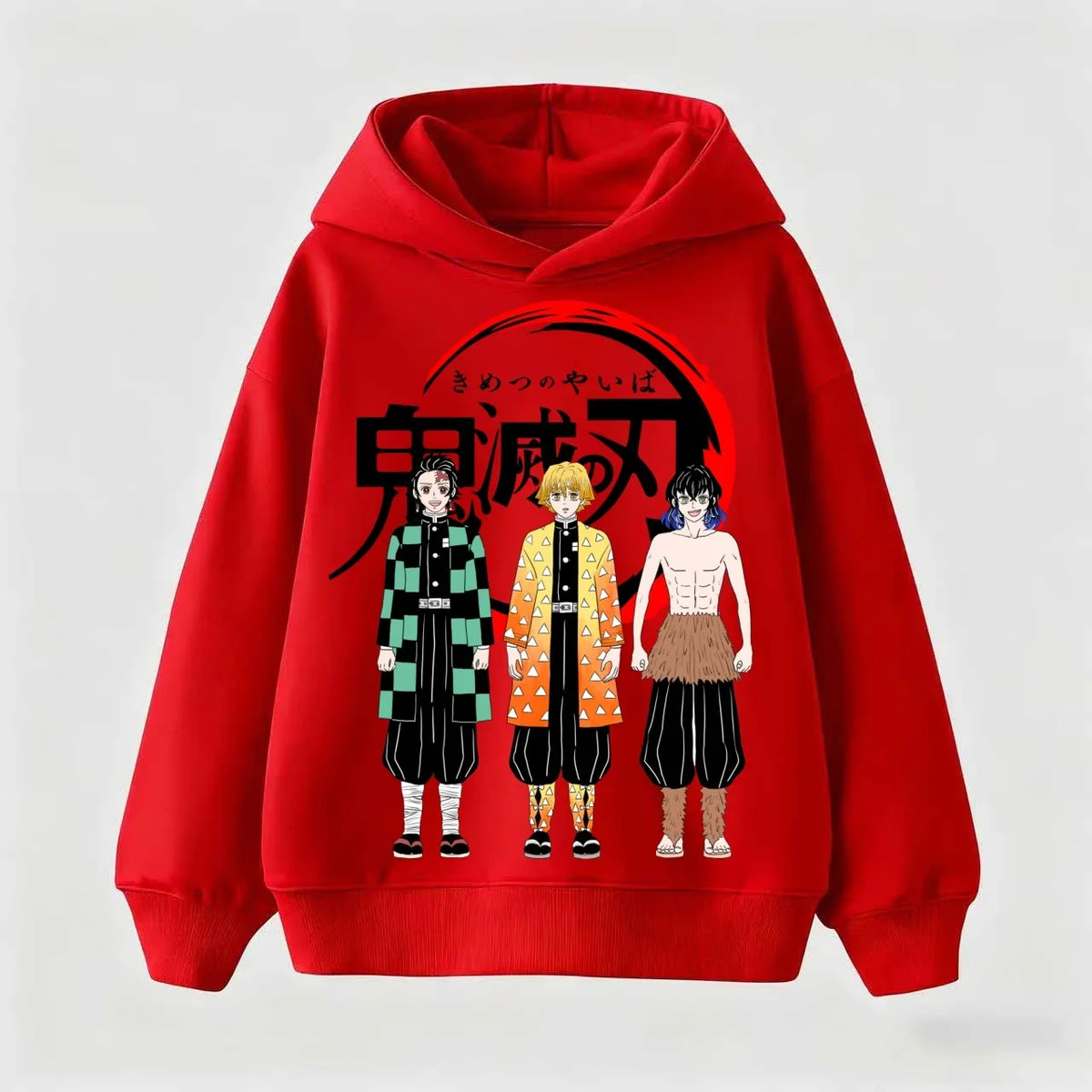 Demon Slayer Kids Warm Hoodie – Anime Print