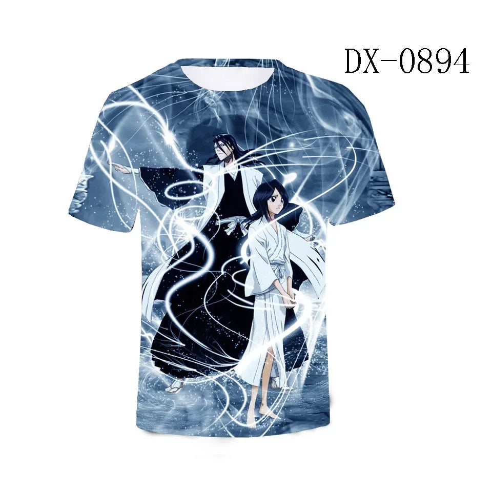 Bleach 3D Print T-Shirt – Anime Streetwear Tee