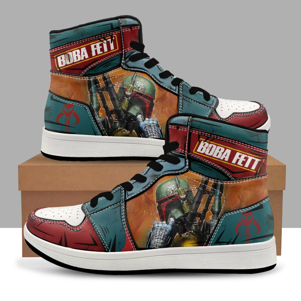 Anime 3D Print High-Top Basketball Sneakers