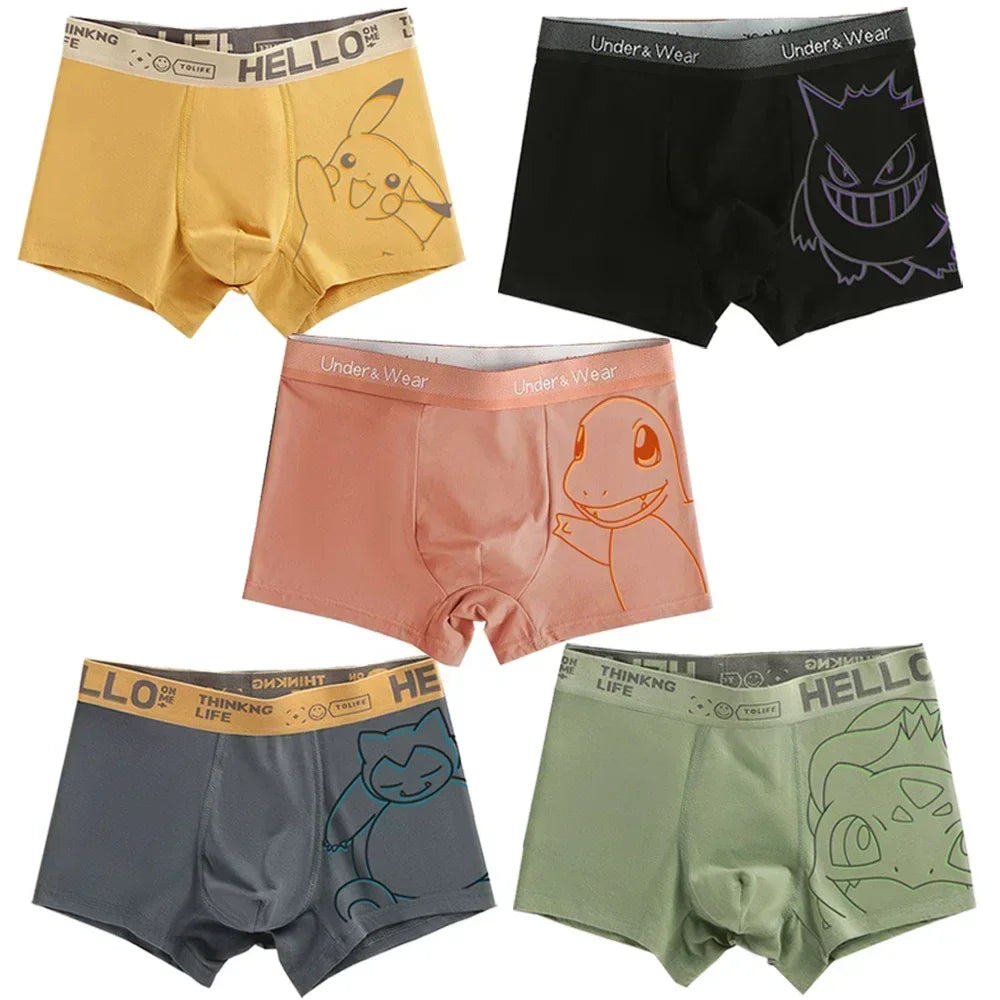 Pokémon Boxer Briefs – Charizard, Pikachu & Gengar