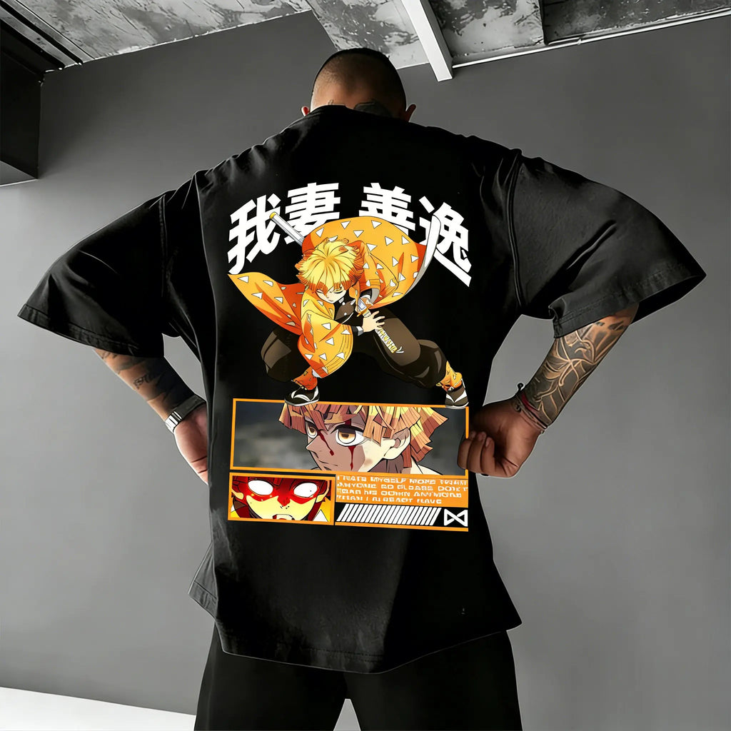 Demon Slayer Zenitsu Oversized Tee