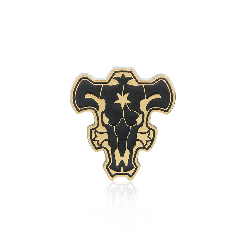 Asta Black Bull Enamel Pin – Black Clover Anime Brooch