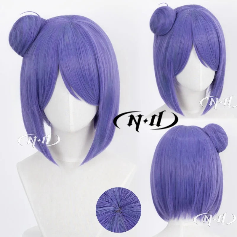 Konan Cosplay Wig – Naruto Short Blue Wig