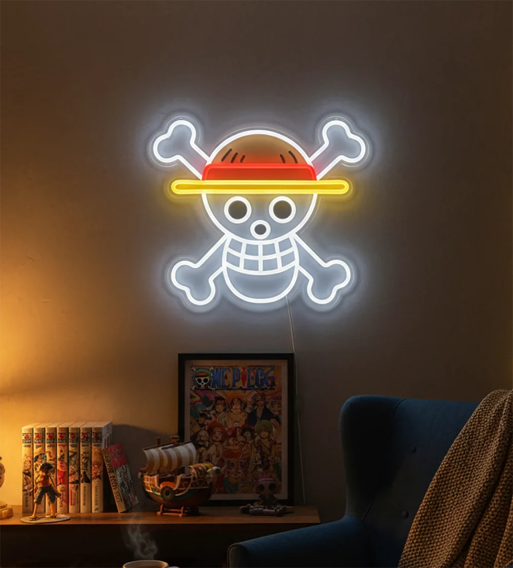 Pokémon & Dragon Ball Neon LED Light – Anime Wall Art