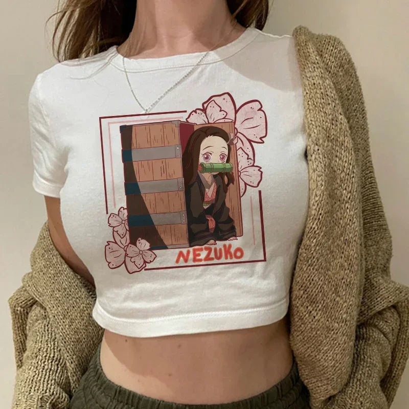 Demon Slayer Nezuko Crop Top