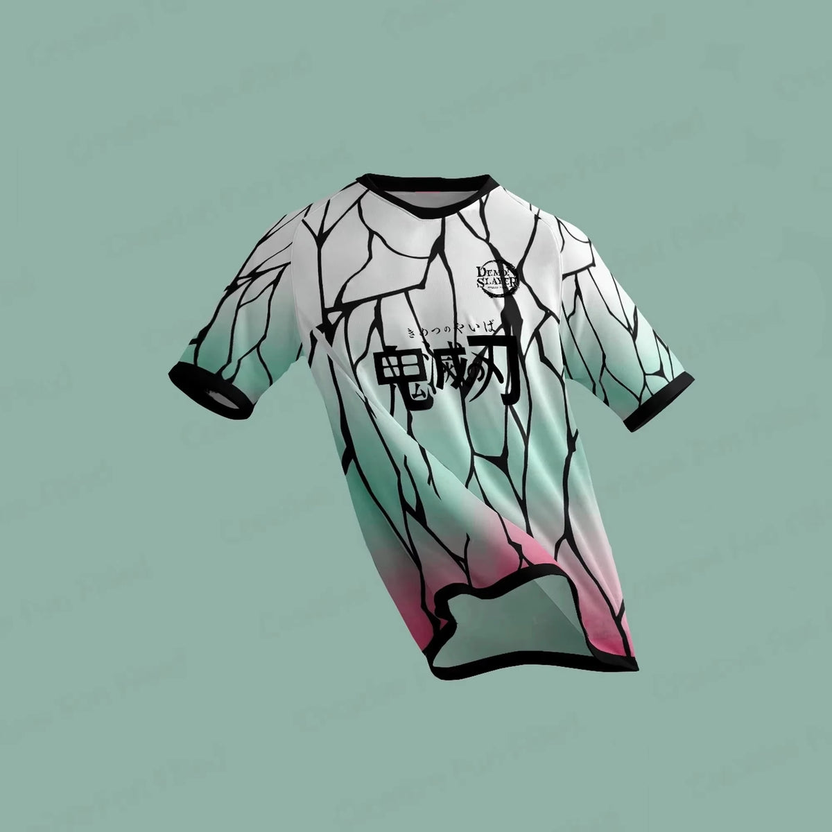 Tanjiro Checkered T-Shirt – Demon Slayer Anime Tee