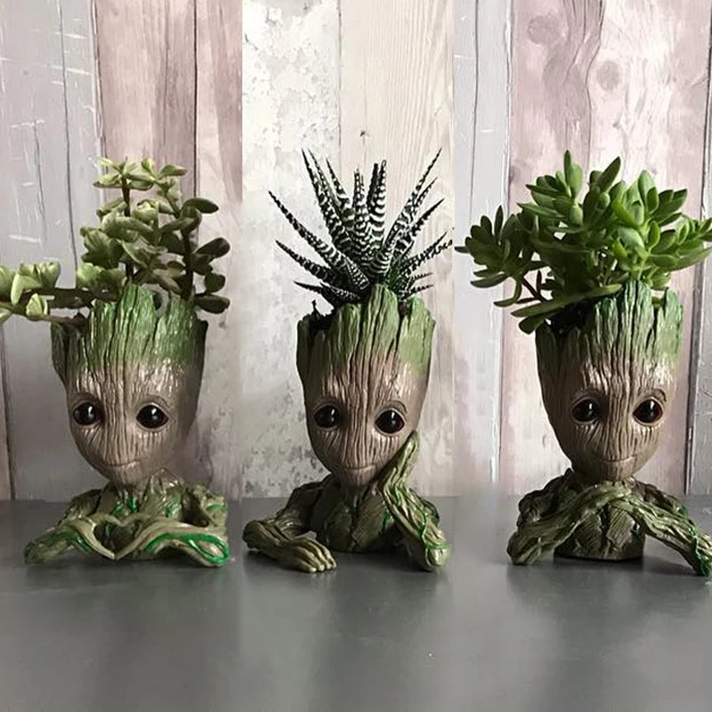 Groot Flower Pot – Planter & Pen Holder Figurine