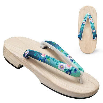 Tanjiro & Nezuko Wooden Geta – Demon Slayer Cosplay Sandals