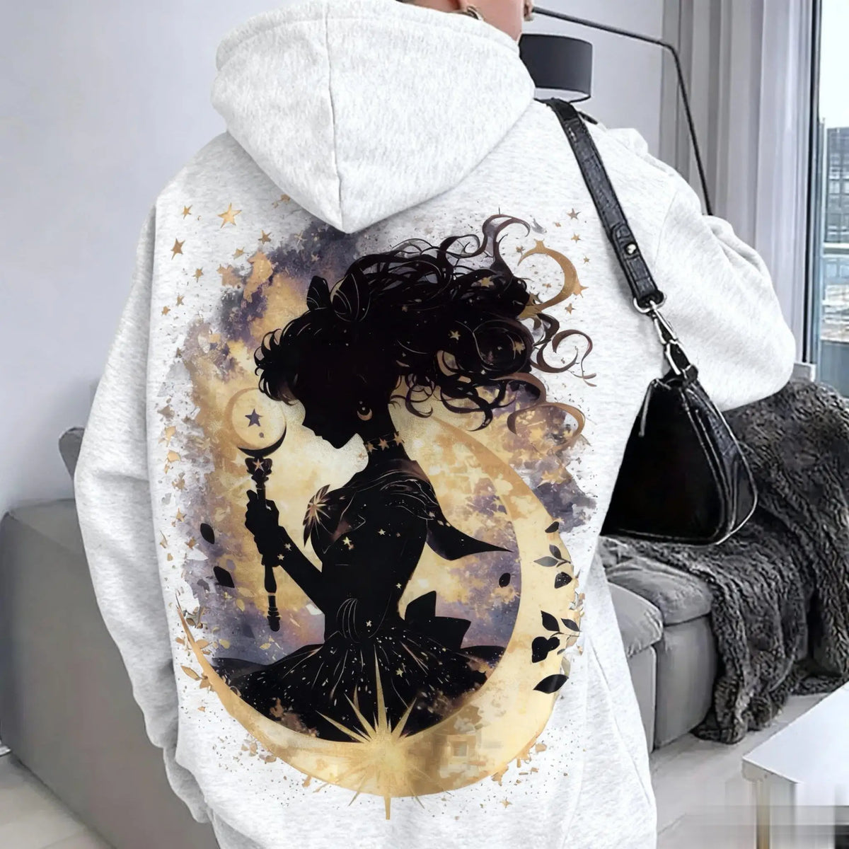 Sailor Moon Oversized Vintage Hoodie