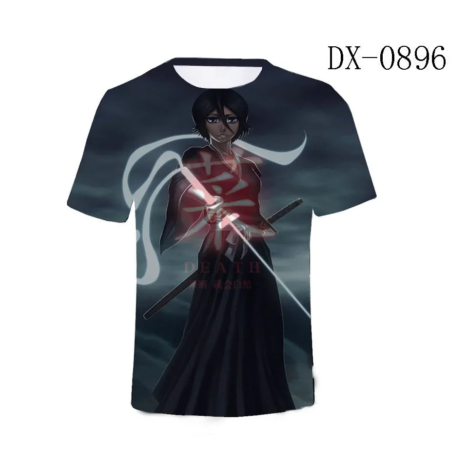 Bleach 3D Print T-Shirt – Anime Streetwear Tee