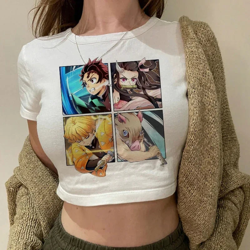 Demon Slayer Nezuko Crop Top