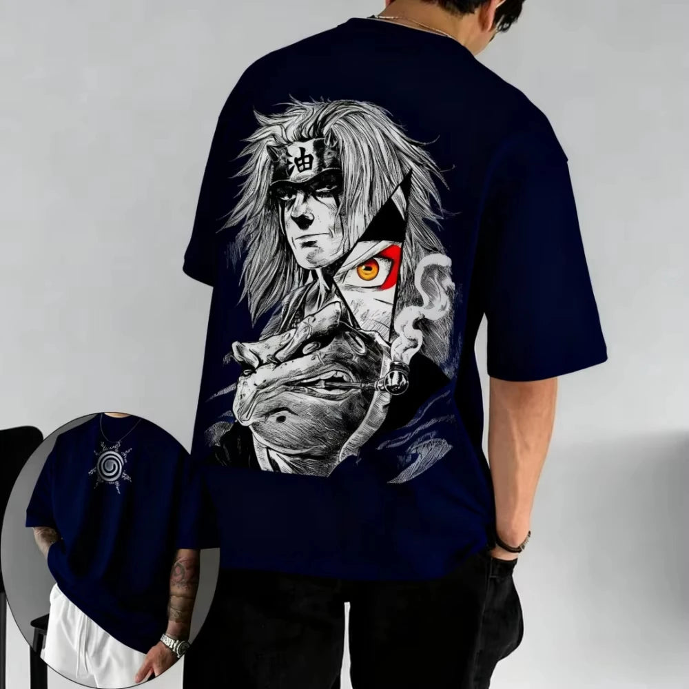 Jiraiya Retro T-Shirt – Naruto Anime Tee
