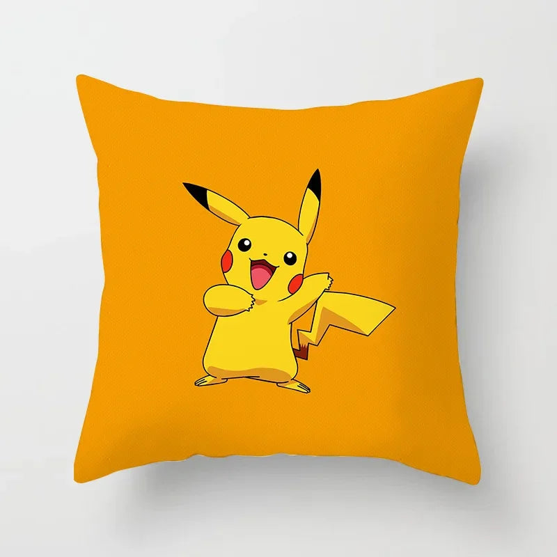 Pikachu Pillow Cover 45x45cm – Pokémon Cushion Case
