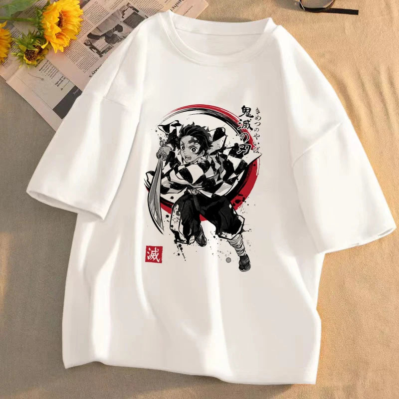 Demon Slayer Graphic T-Shirt – Unisex Anime Tee