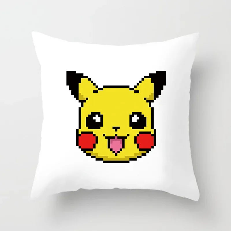 Pikachu Pillow Cover 45x45cm – Pokémon Cushion Case