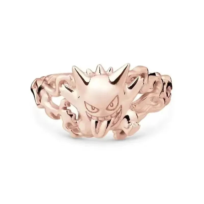 Dratini Adjustable Couple Ring – Pokémon S925 Silver